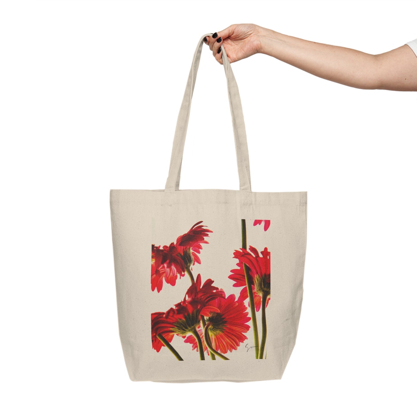 Ever Cheerful *Canvas Shopping Tote