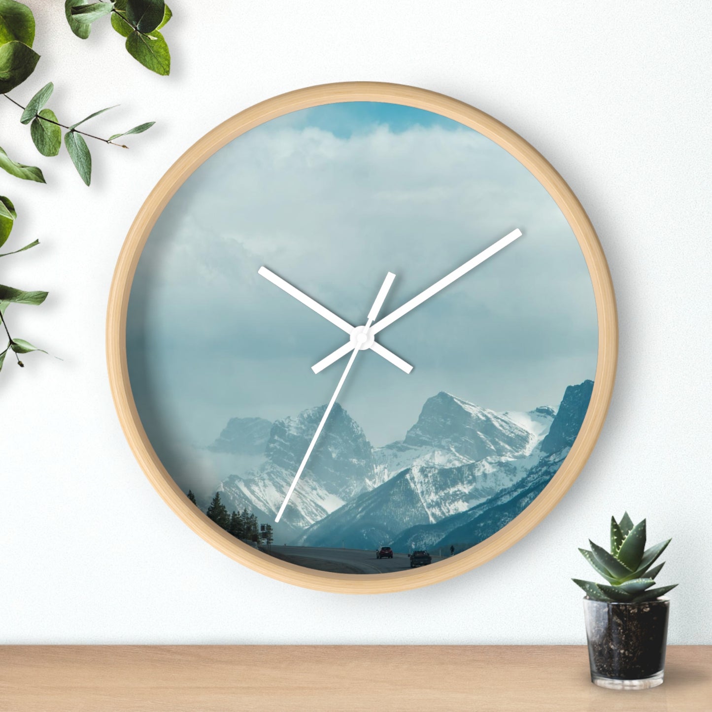 Welcome to Banff - Wall Clock