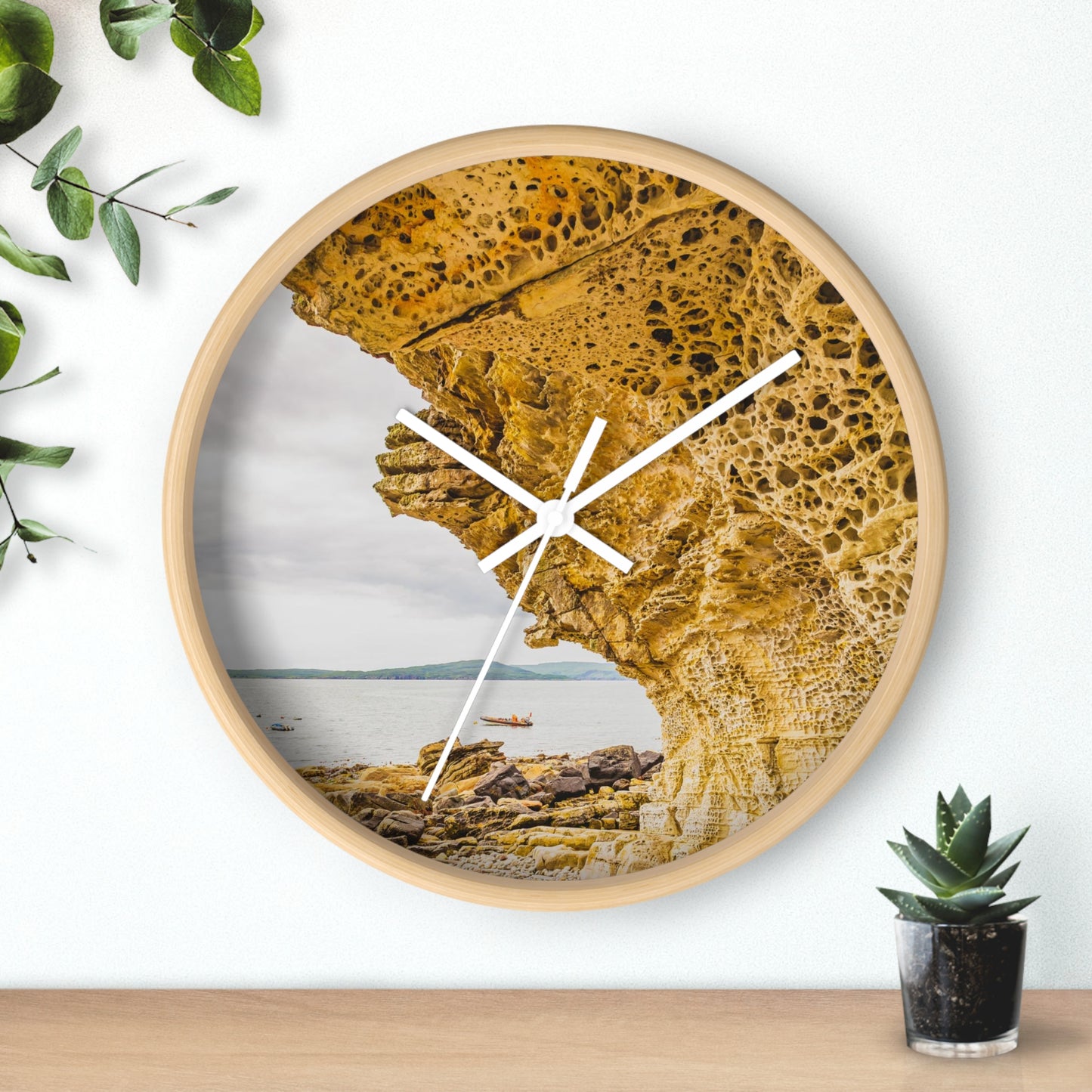 Elgol Rock Formations - Wall Clock