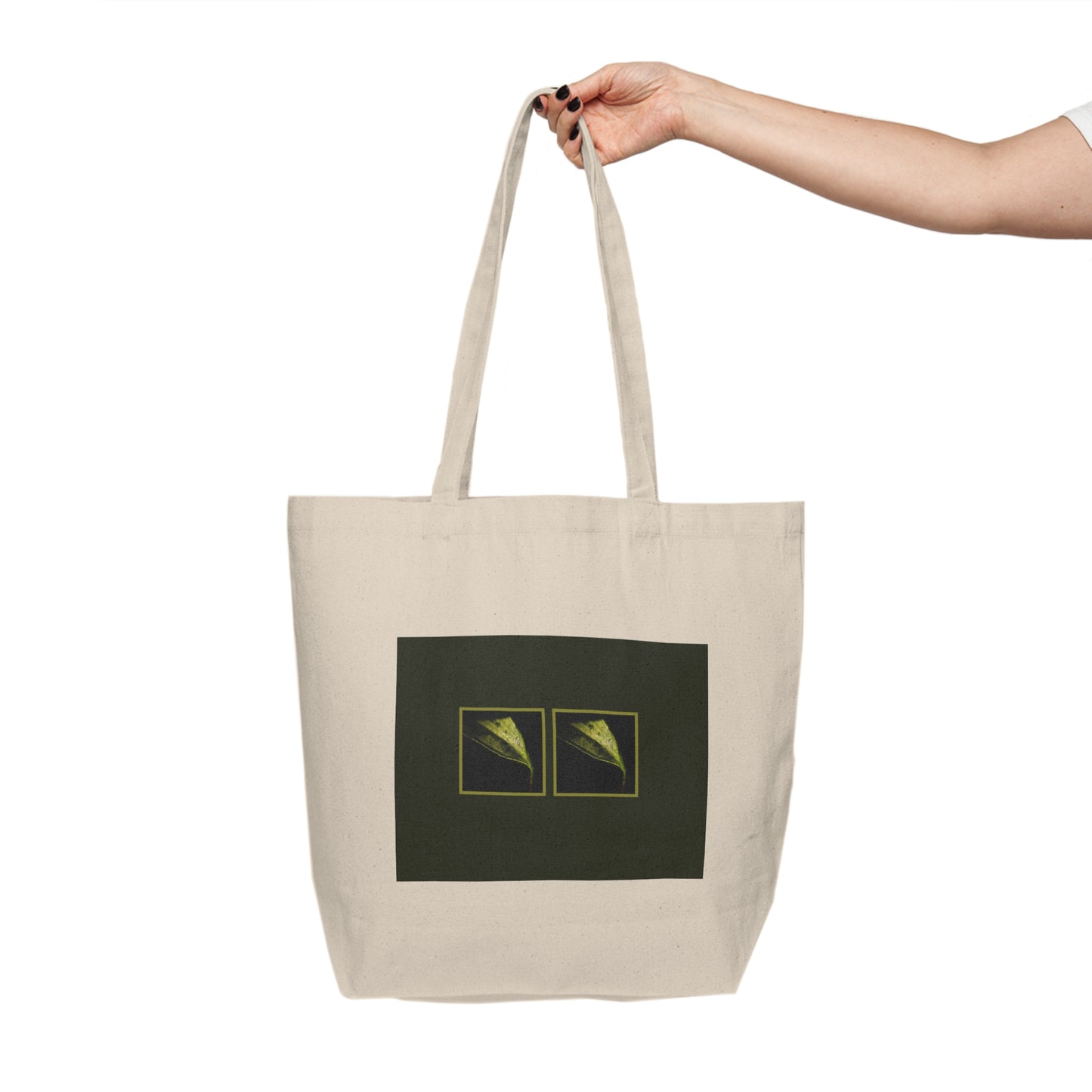 Leafy -  Canvas Shopping Tote