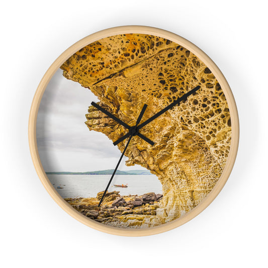 Elgol Rock Formations - Wall Clock