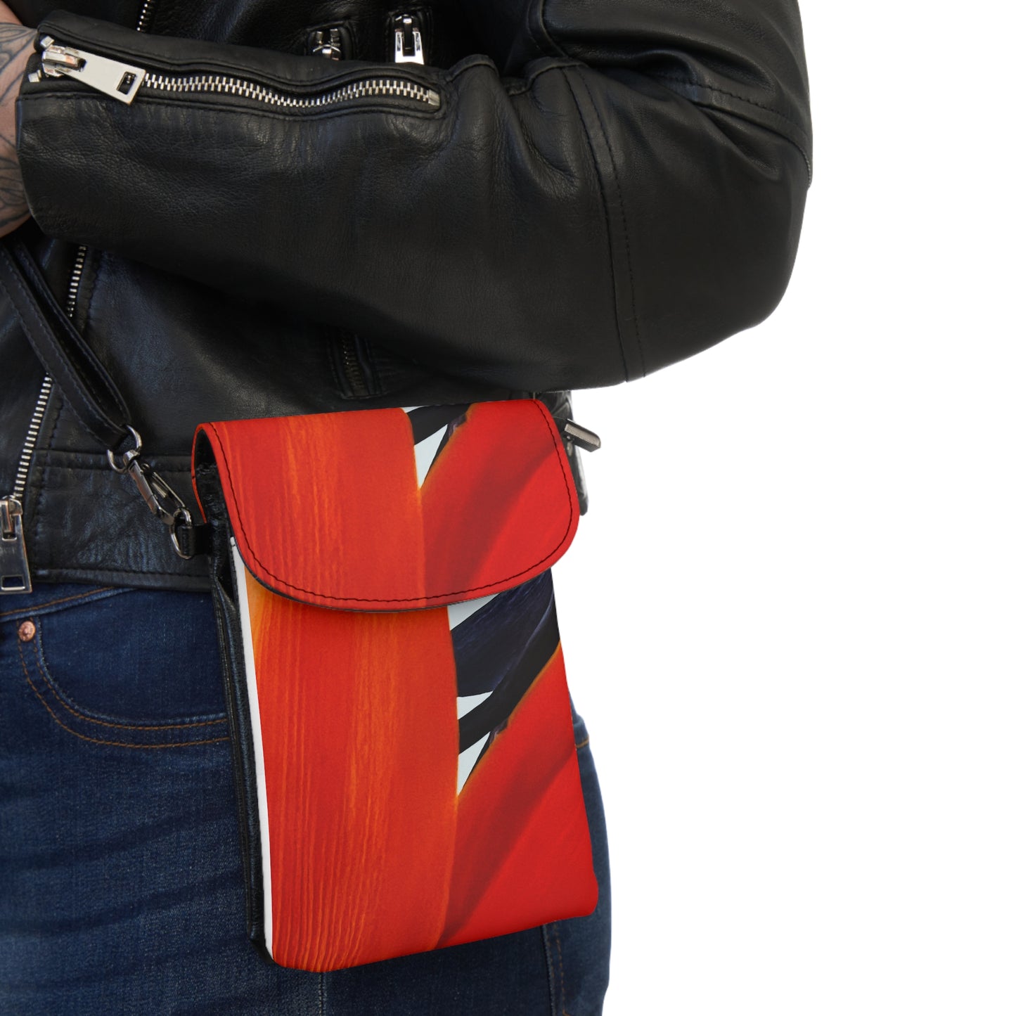 Red - Small Cell Phone Wallet