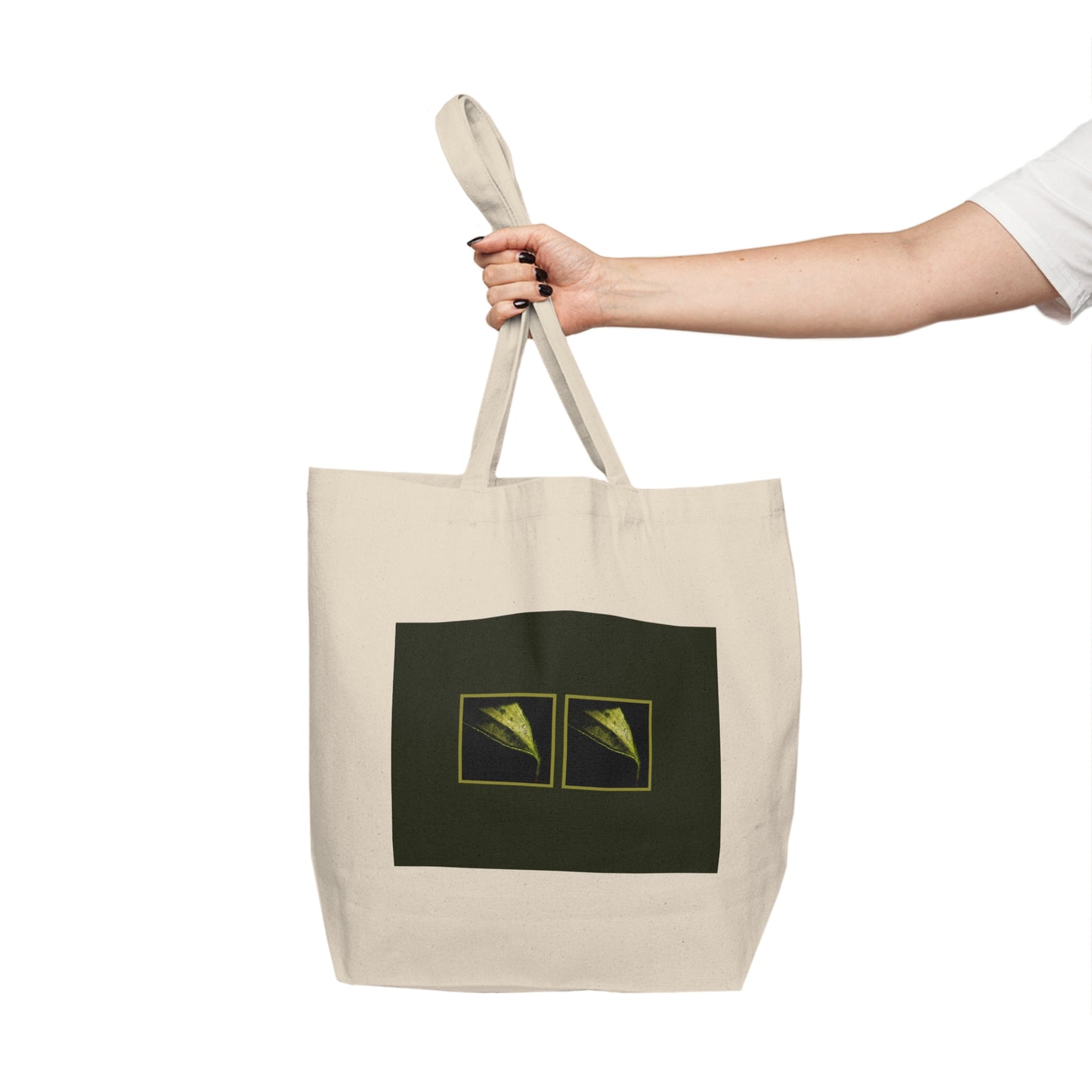 Leafy -  Canvas Shopping Tote