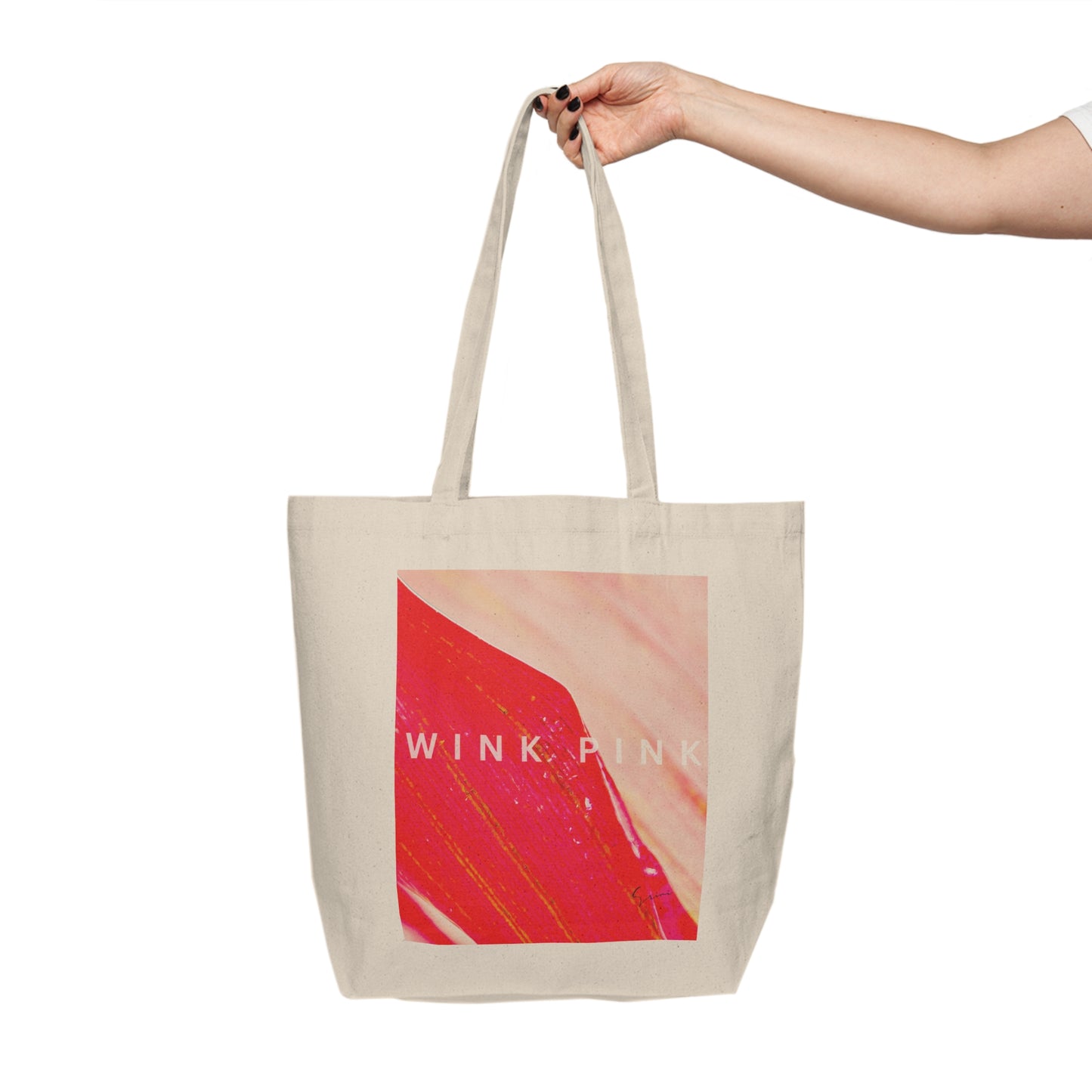 Wink Pink *Canvas Shopping Tote