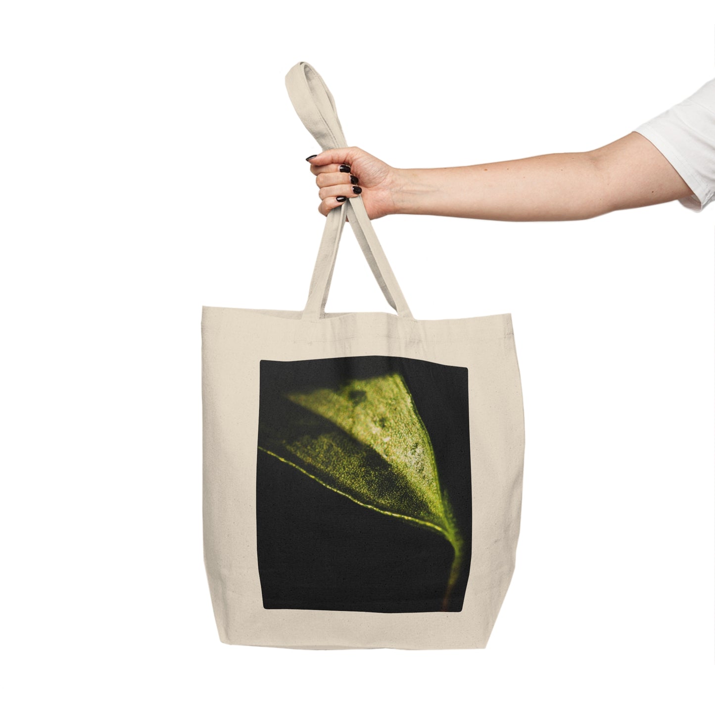 Leafy -  Canvas Shopping Tote