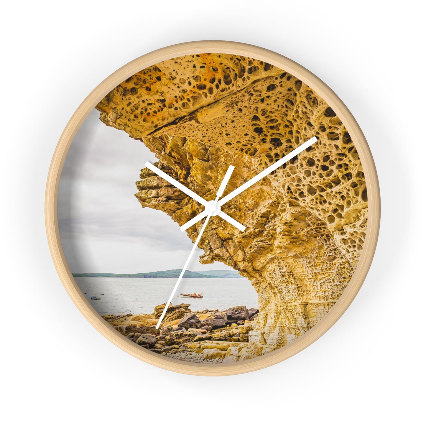 Elgol Rock Formations - Wall Clock