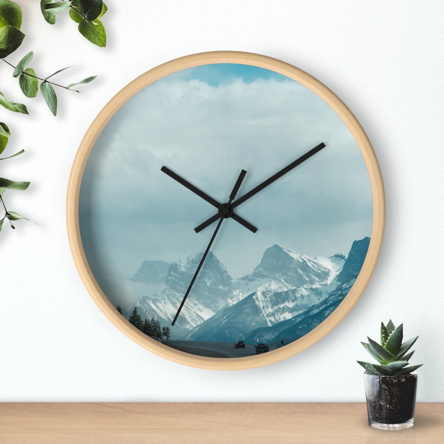 Welcome to Banff - Wall Clock