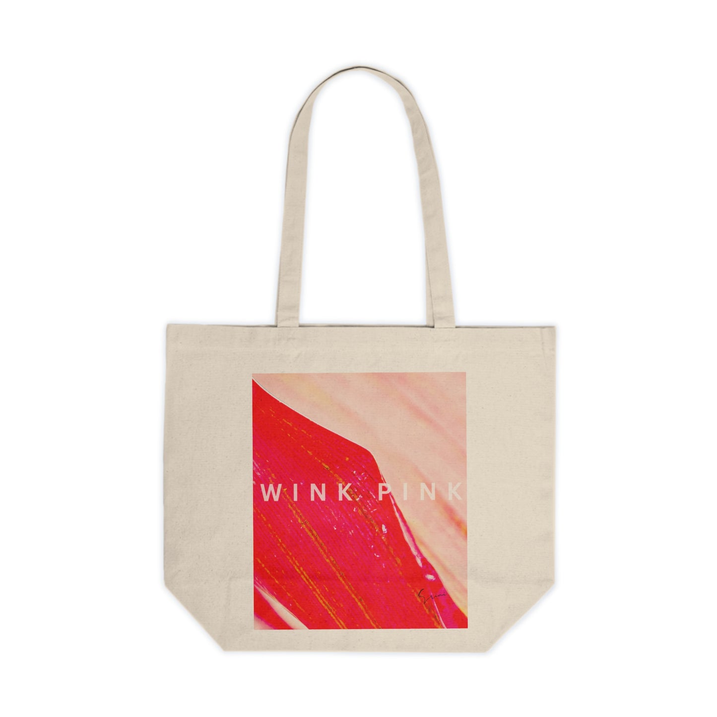 Wink Pink *Canvas Shopping Tote