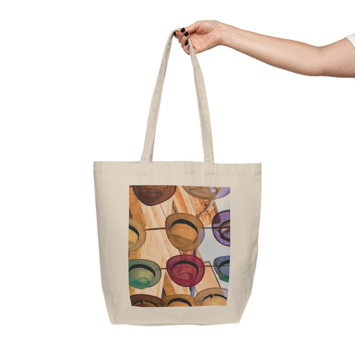 Hats *Canvas Shopping Tote